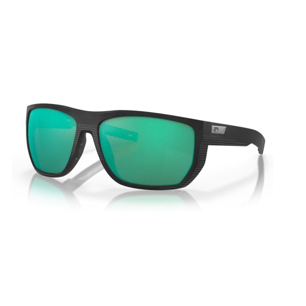 Costa Santiago Sunglasses Polarized in Net Black with Green Mirror 580G